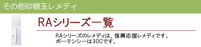 RAシリーズ|その他レメディ