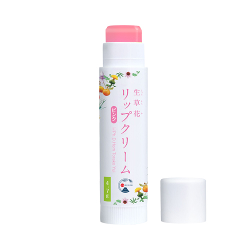 生草花 リップクリーム べにばな(ピンク)